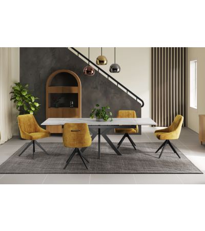 Marcox Ceramic Pearla Grey 160-200-240 - Ext Gloss by Heritance Furniture | Style Our Home