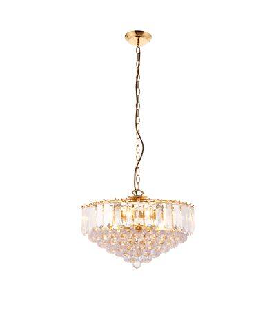 Fargano 6 Pendant Light Brass