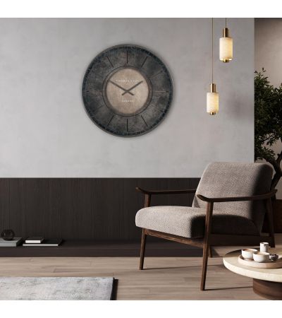 Florano Wall Clock Smoke
