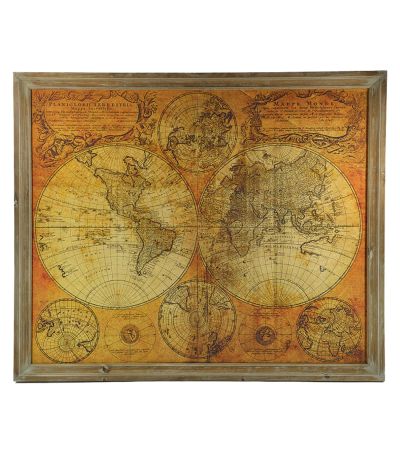Globe Framed Print Wall Art 104x86cm by Ora Designs | Style Our Home