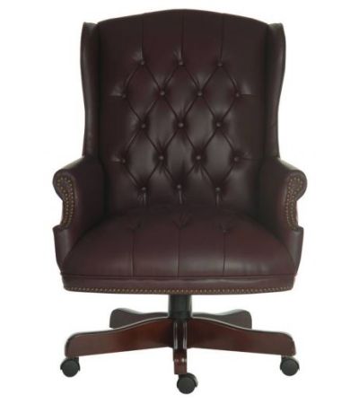 Chairman Burgundy Office Chair | Style Our Home