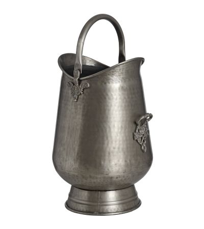 Antique Pewter Coal Bucket by Hill Interiors | Style Our Home