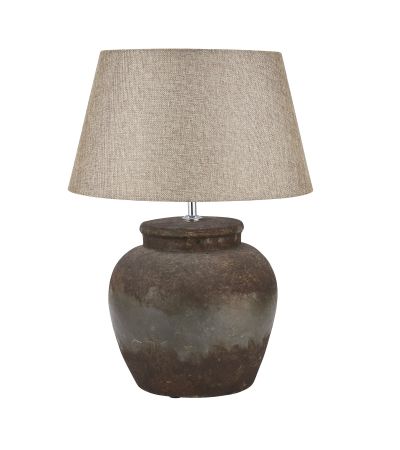 Castello Aged Stone Ceramic Table Lamp by Hill Interiors | Style Our Home
