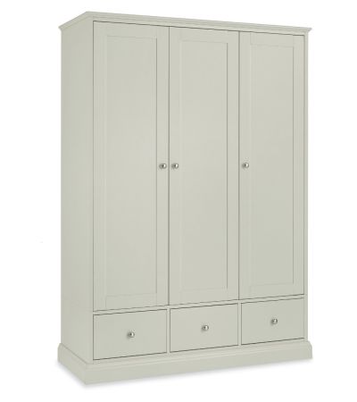 Ashby Soft Grey Triple Wardrobe