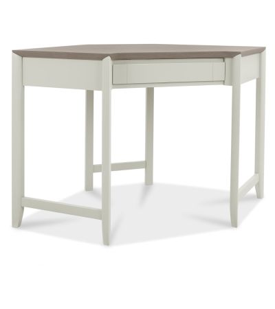 Bergen Grey Washed Oak & Soft Grey Corner Desk