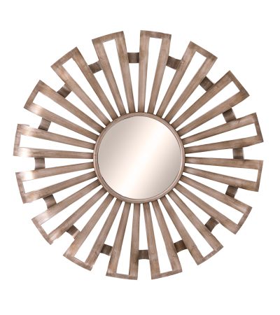 Evi Antique Silver Sunburst Mirror by Hill Interiors | Style Our Home  