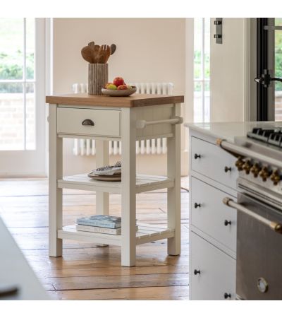 Etaro Butchers Block White by Gallery Living | Style Our Home