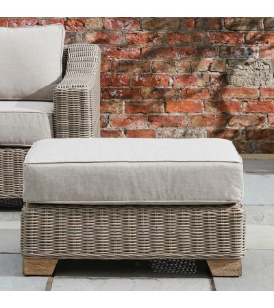 Capri Collection Outdoor Foot Stool by Hill Interiors | Style Our Home