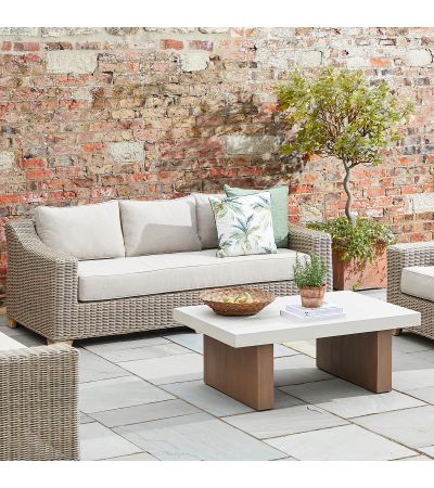 Capri Collection Outdoor Three Seater Sofa by Hill Interiors | Style Our Home