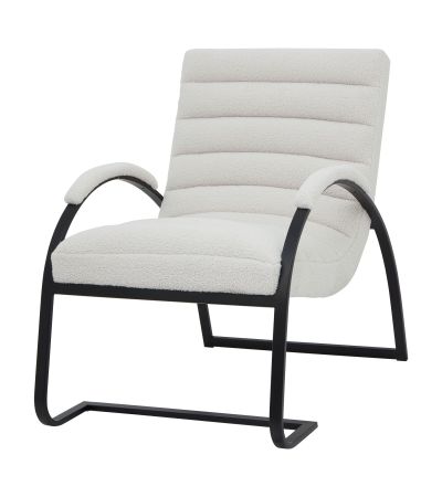 Boucle Ribbed Ark Chair by Hill Interiors | Style Our Home