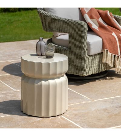 Cirello Side Table Cream by Gallery Living | Style Our Home