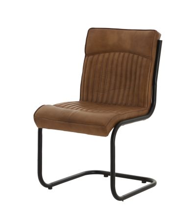 Billy Leather Dining Chair by Hill Interiors | Style Our Home  