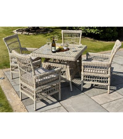 Provence Collection Outdoor 4 Seater Dining Set by Hill Interiors | Style Our Home  