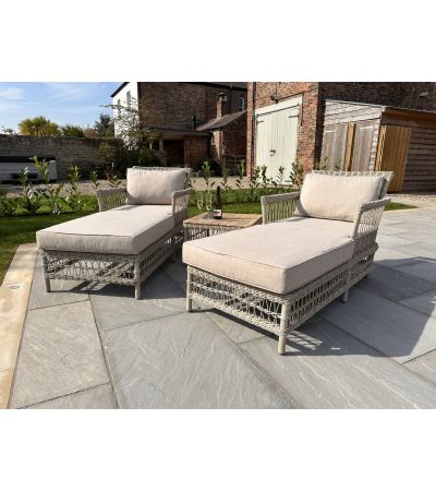 Provence Collection Outdoor Sun Lounger Set by Hill Interiors | Style Our Home  