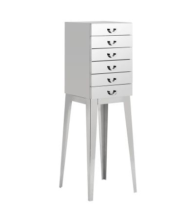 Lurexa Stainless Steel 6 Drawer Chest by Prestige Designs | Style Our Home