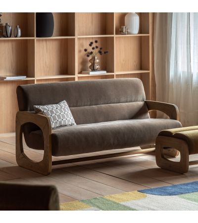 Marcello 3 Seater Sofa Verona Sepia by Gallery Living | Style Our Home