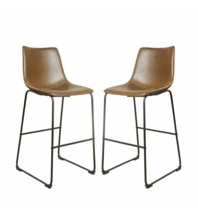 Cooper Bar Stool Chestnut SET OF 2 by Bluebone | Style Our Home