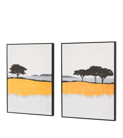 Seavano Framed Canvas Set of 2
