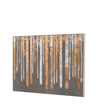 Guildano Silence Framed Canvas