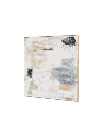 Whitano Noise Framed Canvas
