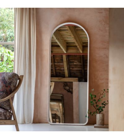 Helsano Arch Leaner Mirror LimedOak