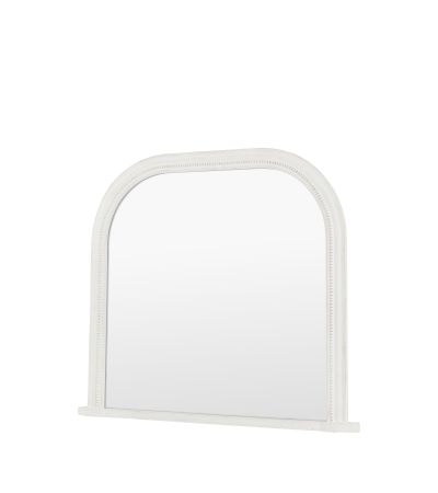 Shoreano Overmantle Mirror White