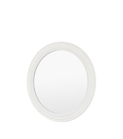 Shoreano Round Mirror White