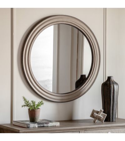 Shoreano Round Mirror Grey