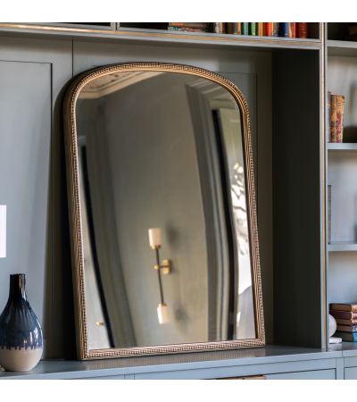 Florano Overmantle Mirror Champagne