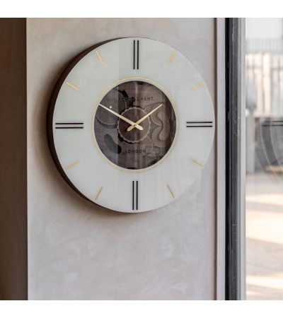 Coggano Wall Clock Dark Walnut