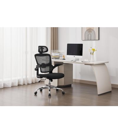 Stratfwell Supreme Mesh Black Office Chair by Shankar | Style Our Home