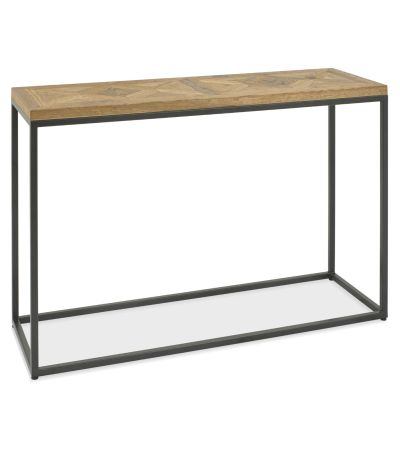 Indus Rustic Oak Console Table by Bentley Designs | Style Our Home