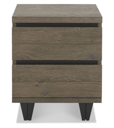 Tivoli Weathered Oak 2 Drawer Nightstand by Bentley Designs | Style Our Home
