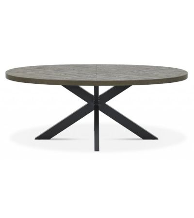 Ellipse Fumed Oak 6 Seater Dining Table by Bentley Designs | Style Our Home