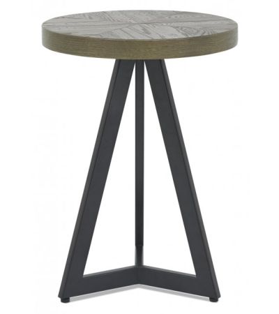 Ellipse Fumed Oak Lamp Table by Bentley Designs | Style Our Home