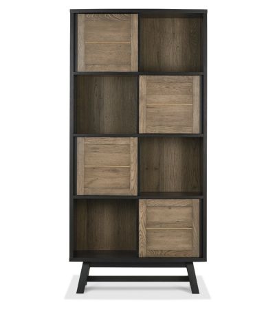 Camden Weathered Oak & Peppercorn Display Cabinet by Bentley Designs | Style Our Home