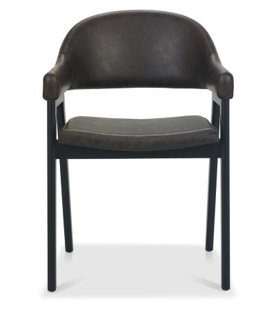 Camden Peppercorn Upholstered Arm Chair in an Old West Vintage Fabric(Pair) by Bentley Designs | Style Our Home