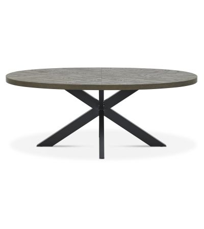 Ellipse Fumed Oak 8 Seater Dining Table by Bentley Designs | Style Our Home