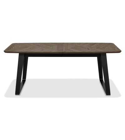 Emerson Weathered Oak & Peppercorn 6-8 Seater Extension Dining Table by Bentley Designs | Style Our Home
