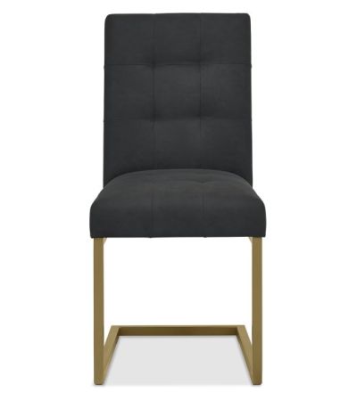 Athena Fumed Oak Upholstered Cantilever Chair by Bentley Designs | Style Our Home