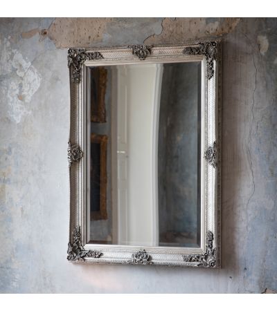 Abbano Rectangle Mirror Silver