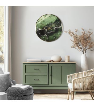 Oystano Wall Clock Emerald