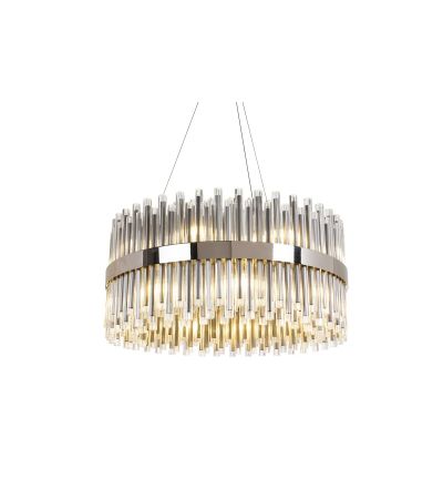 Colmar Nickel Finish Chandelier handelier by RV Astley | Style Our Home