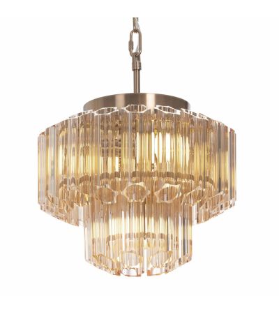 Colmar Nickel Finish Chandelier handelier by RV Astley | Style Our Home