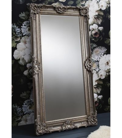 Stretton Silver Leaner Mirror - Style Our Home