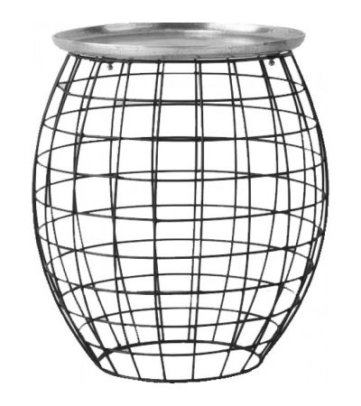 Rowen Antique Silver Side Table - Style Our Home 