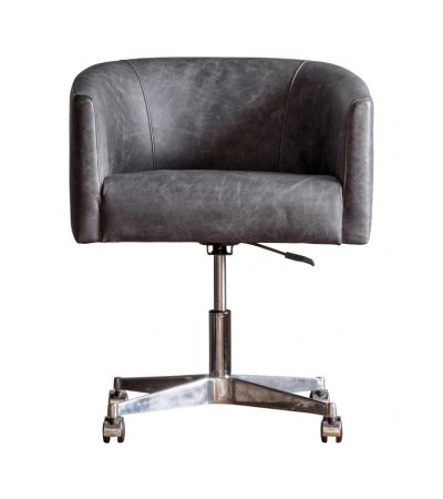 Feynman Swivel Chair Antique Ebony