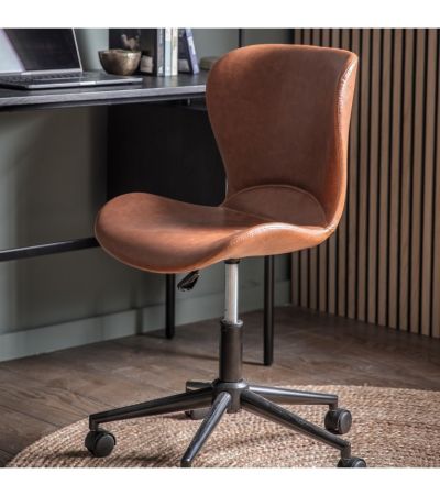 Mendel Swivel Chair Brown