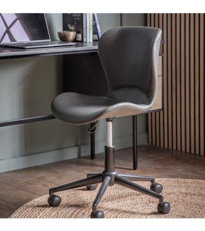 Mendel Swivel Chair Charcoal