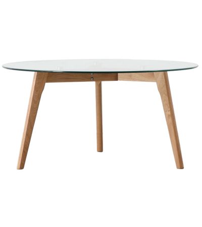 Blake Clear Coffee Table by Hudson Living|Style Our Home
